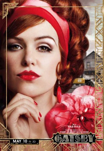 The Great Gatsby (2013) 27 x 40 Movie Poster Leonardo DiCaprio, Joel Edgerton, Tobey Maguire, Style G