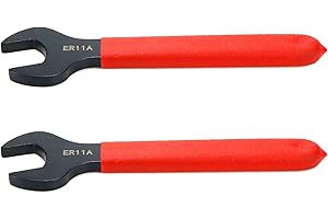 Rannb Collet Chuck Wrench Spanner for ER11A Lathe Clamping Nut - 2pcs