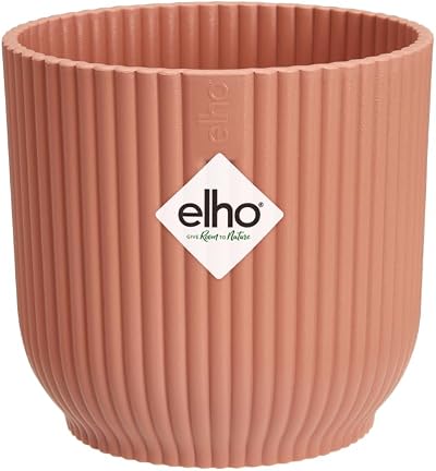 elho Vibes Fold Round Mini Pot Pink 9.3 x 8.8 cm 100% Recyclable