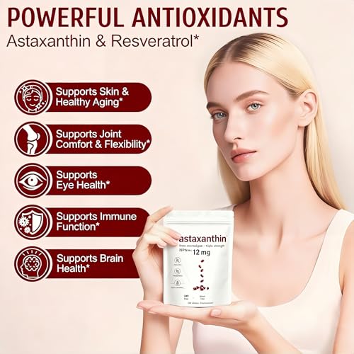 Astaxanthin 12mg 120 pieces per package