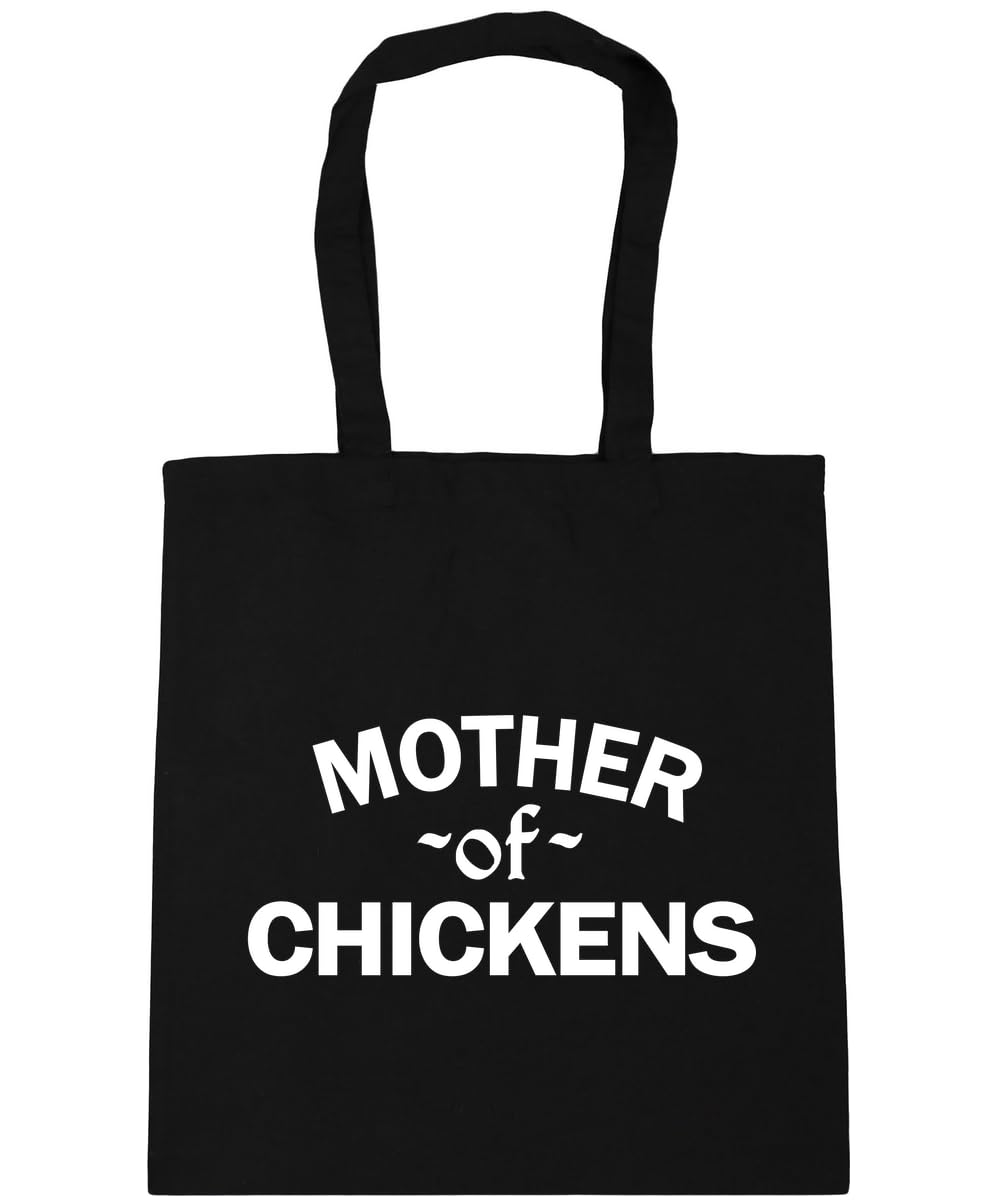 Hippowarehouse Mother Of Chickens Tote Shopping Gym Beach Bag 42cm x38cm, 10 litres
