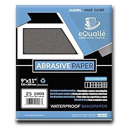 Finest grit Sand Paper for Metal 2000 grit