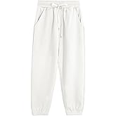 ACESTAR Kids Unisex Plain Sweatpants Cotton Drawstring Casual Pull-on Jogger Pants for Boys or Girls Age 5-14Y