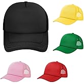 Trucker Hat Men & Women with Photo Logo, Custom Adjustable Baseball Cap