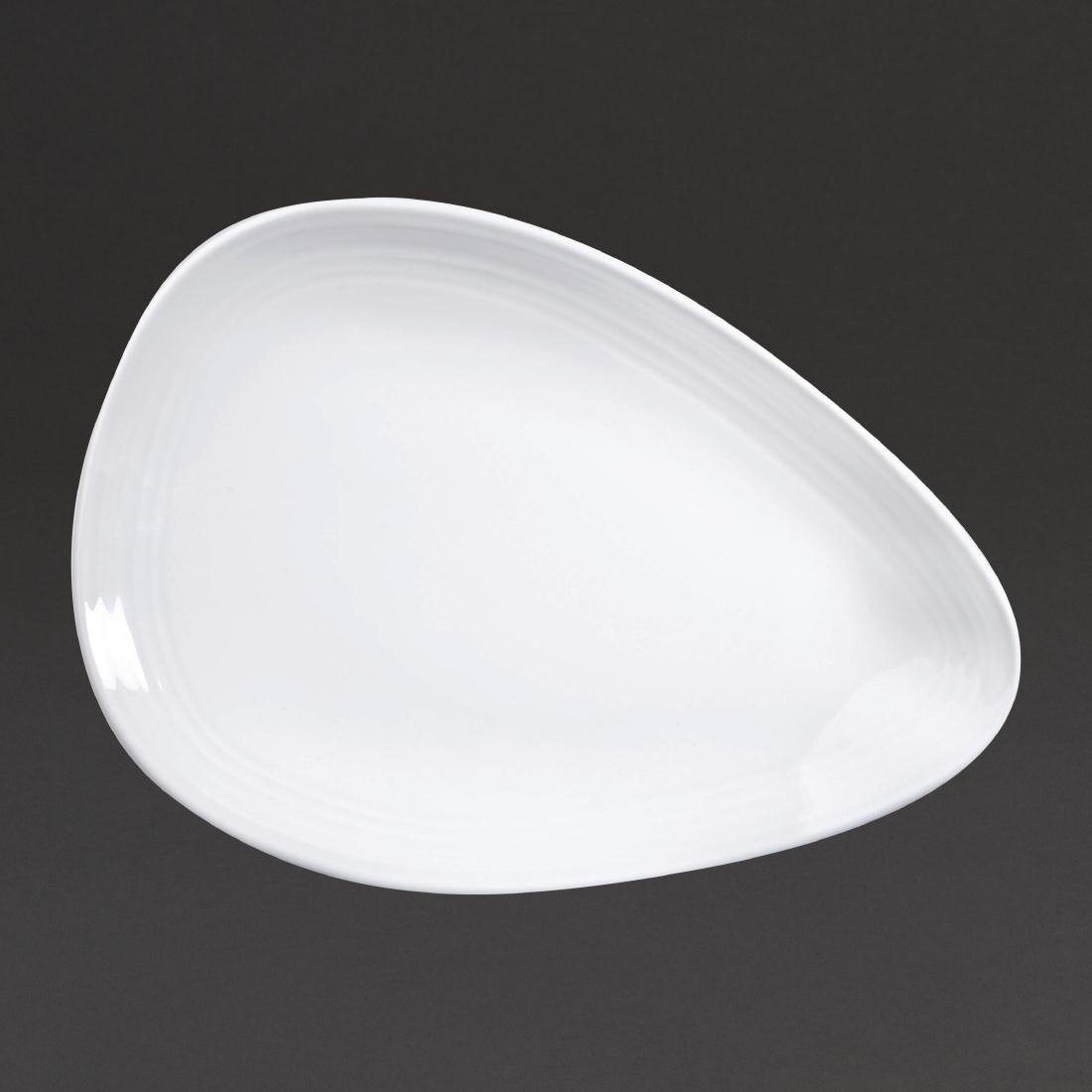 Churchill Super Vitrified CY183 Discover Tear Plates, 292 mm, White (Pack of 12)