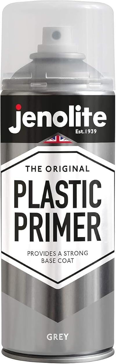 Jenolite Plastic Primer Spray Grey 400ml – Adhesion Promoter for Plastics