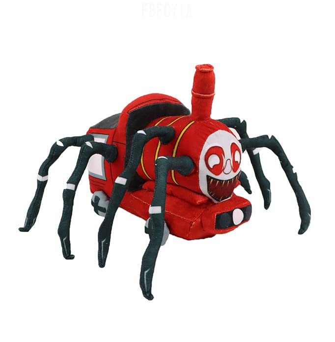 FBDCYIA Choo Choo Charles Plush Toy,10.62Inch Hell Charles Spider Train Doll,Charles Hell Form，Gift for Kids Fans,Choo Choo Train Toy Spider Stuffed Animal