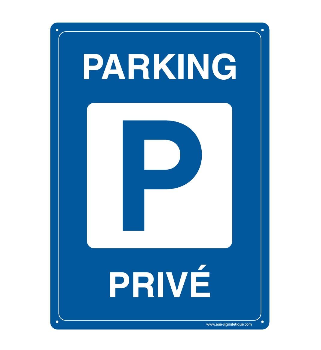 AUA SIGNALETIQUE 202093-AI-p-150x210 Product Information: Sign, Private Parking, 150x210 mm