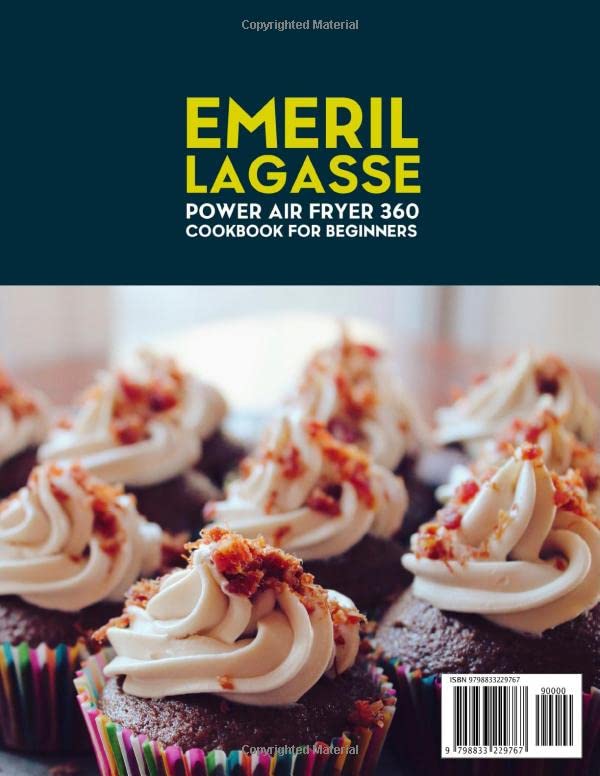 Emeril Lagasse Power Air Fryer 360 Cookbook for Beginners 1200 Days