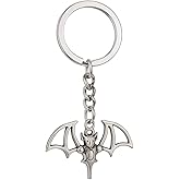 DONWOIE Bat Keychain –Unique Dark Aesthetic Bag Charm for Women,Cool Keychains for Mens Womens Animals Lovers