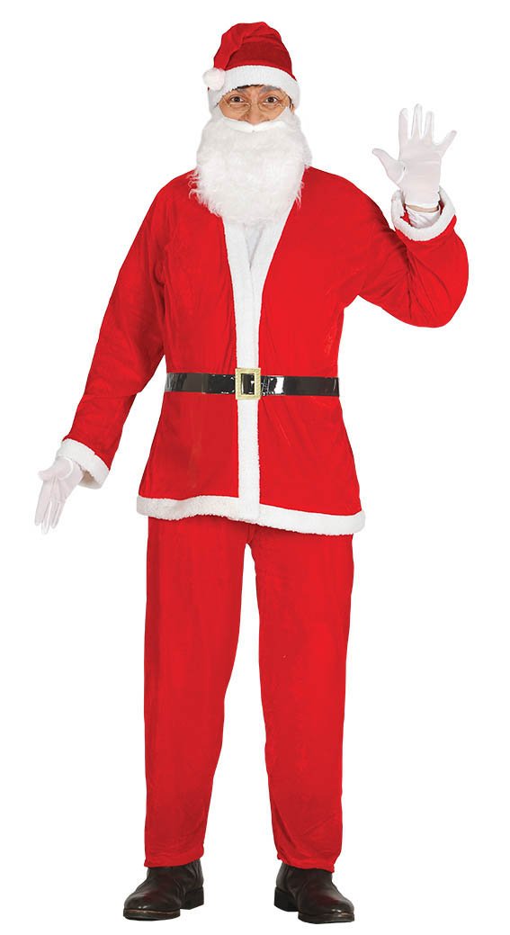 Guirca Costume – Santa Claus Adult Premium, Colour Red, Size L (42691.0)