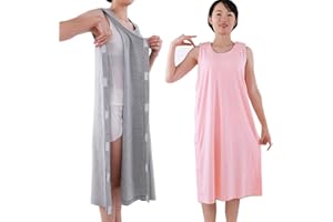 WEEOATAR Unisex Post Shoulder Surgery Shirts Rehab Shirt,Recovery Tear Away T-shirt,Full Open Shirt Dialysis Chemo Clothing