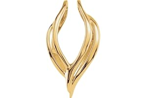 Bonyak Jewelry 10k Yellow Gold Pendant Enhancer