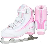 Riedell Soar Junior Kids Ice Skates for Girls and Boys | Plush Padded Lining, Stainless Steel Blades, PVC Soles, 3M Thinsulate Insulation, Beginner Recreational Skates