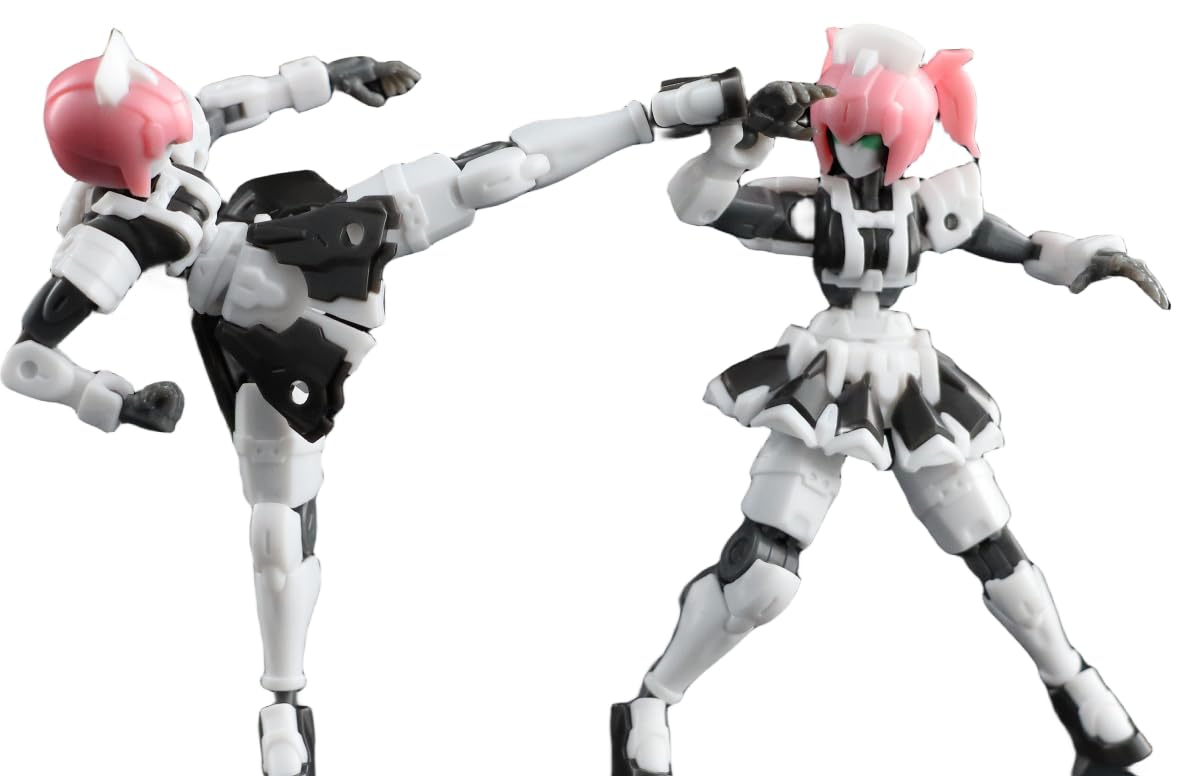 HiPlay KEMO FIFTYSEVEN Plastic Model Kits: Armored Puppet - Yui, Anime Style, 1:24 Scale Collectible Action Figures (Yui)