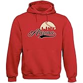Xtreme Apparrel Cityscape Skyline Men's Hoodie Sweatshirt for Baseball Fans