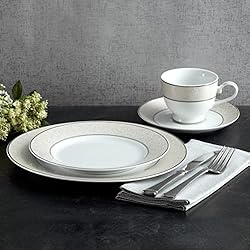 Mikasa 5224232 40-Piece Dinnerware Set, Parchment