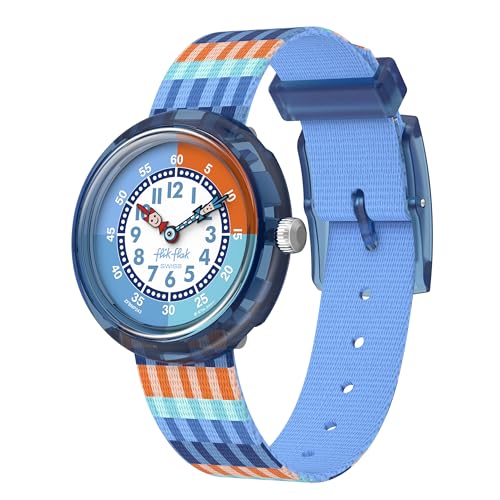 Flik Flak Boy Kids Watch Biosourced Quartz Waterproof Stripy Stripes