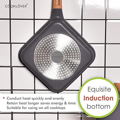 Cookware Set Nonstick 100 PFOA Free Induction Pots and Pans Set with