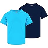 Semois Boys Rash Guard Swim Shirt Short Sleeve Swimwear Toddler Kids Youth Rashguard Water Shirt UPF+ 50 Quick Dry Shirt