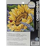 Dimensions Needlepoint Kit, Sunflower and Ladybug