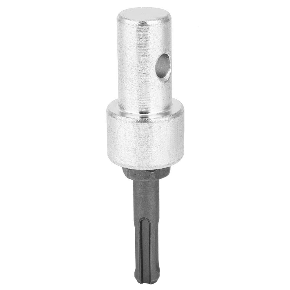 Ice Auger Drill Adapter,Ozgkee Nail Decal Bending Tool Drill Bit Adapter for Electric Drill to Earth Auger Connector Arbor Round Shank 2 Pit 2 Slot Christmas Tree Decorations