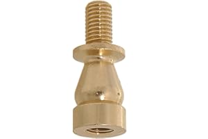 B&P Lamp® 3/4" Turned Brass Risers, Unfinished