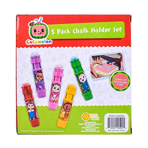 Sunny Days Entertainment Jumbo Chalk Holders 5 Chalk Holders for Kids Toddler