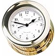 Weems & Plath Atlantis Collection Quartz Ship's Bell Clock (Brass)