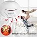 Elvicto 2 Pack Photoelectric Smoke Detector Sealed-in 10 Year Lithium, Battery-Operated Fire Alarm for Home