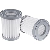 Fanttik 2-Pack Replacement HEPA Filter, Washable and Reusable Filter, Only Compatible with Fanttik V9 and V9 Mate Car Vacuum Cleaner