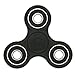 Holisouse 2 Pack Tri-Spinner Hand Fidget Spinner Toy Stress Reducer EDC Focus Toy For ADD ADHD Anti Anxiety and Boredom,3 min Spin Time,Black/Black