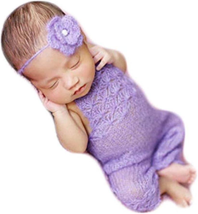 Newborn Photography Props Girls Baby Costume Outfits Photography Prop Headdress Rompers