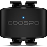 COOSPO Bike Cadence Sensor BK9C, Bluetooth 5.0 ANT+ Cycling Cadence Bicycle RPM Sensor, IP67 Waterproof & 300H Battery, Compa