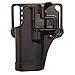 BLACKHAWK Serpa CQC Concealment Belt Loop and Paddle Holster For Glock 26/27/33 - Left Hand, Black