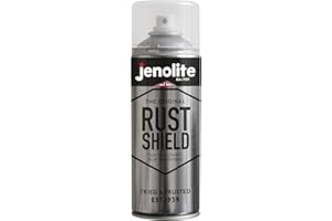 JENOLITE Rust Shield Aerosol - Anti Rust Spray, Protection Against Rust & Corrosion for Automotive and Metal - 400ml (13.5 fl oz)