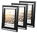 Kiera Grace Contemporary Luxury-Frames, Set of 3, Black, 3 Count
