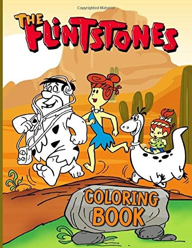 The Flintstones Coloring Book: The Flintstones Collection An Adult Coloring Book
