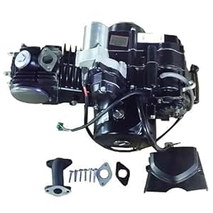 125cc 4-stroke ATV Engine Semi-Auto Transmission w/Reverse, Electric