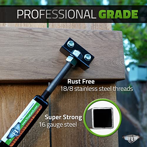 True Latch 64" Gate Brace Wood Privacy Fence Anti Sag Gate Kit Gate