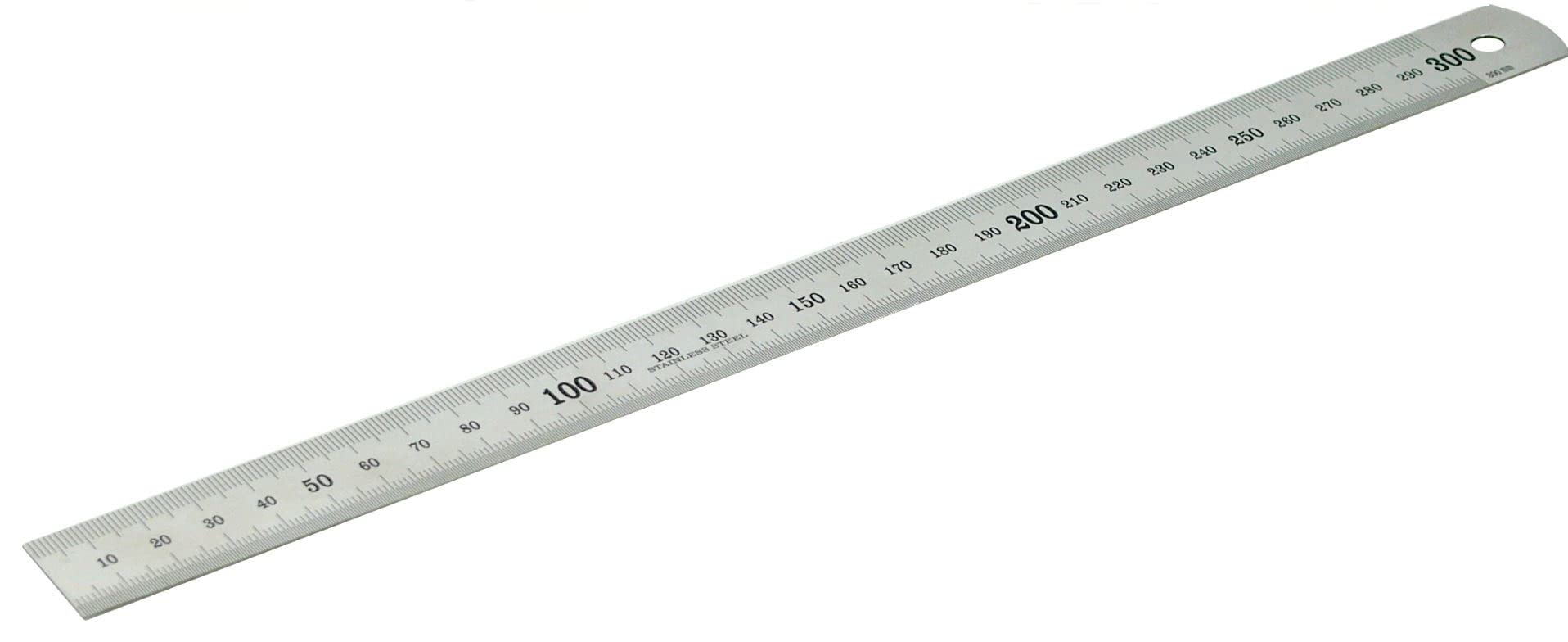 Corvus A600008 30 cm Steel Ruler - Silver
