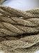35feet Hemp Rope Twisted 18/2 Cloth Natural Fabric Electrical Cord, Great for Vintage, Industrial, and Antique Lamps & Fans DIY (Twisted)