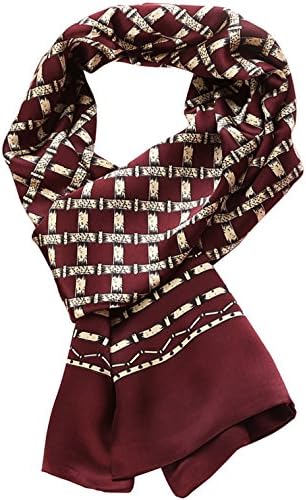 YSSP, 63" x 11" Man's 100 Pure silk scarf wrap Accessory neckwear gift