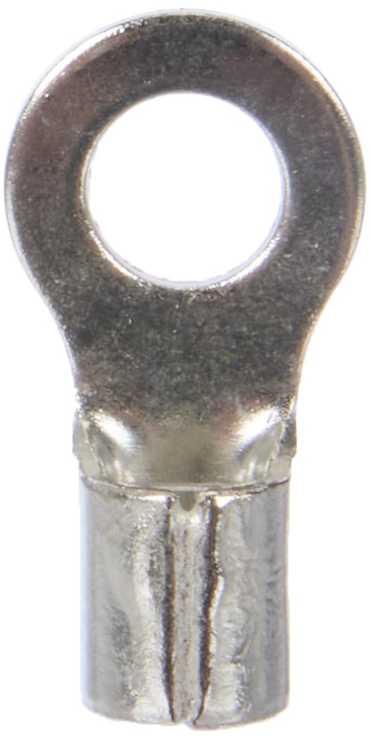 SeKi 14047, 6-10 mm2, M6, 25 pcs. Ring Terminal, Silver