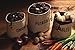 Natural Elements Potato Bag with Blackout Lining, Potato Storage Bag, Hessian, 24 x 24 cm, Brown