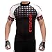 WOLFBIKE Men's Cycling Short Sleeve Jersey, OR Jersey + 3D Padded Shorts Set (British Wind, US S/CN L)