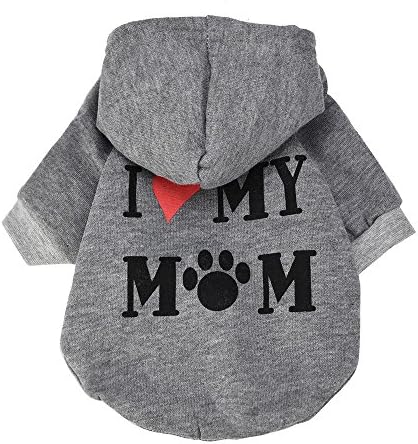 Clearance Sale! Puppy Clothes WEUIE Small Pet Dog Clothes Fashion Costume Puppy Cotton Blend T-Shirt Apparel (XS, Gray)