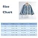 Artfasion Kids/Girls Jean Jacket Toddler Spring Denim Jacket Lace Outwear Cowboy Overcoat(9-10Y)