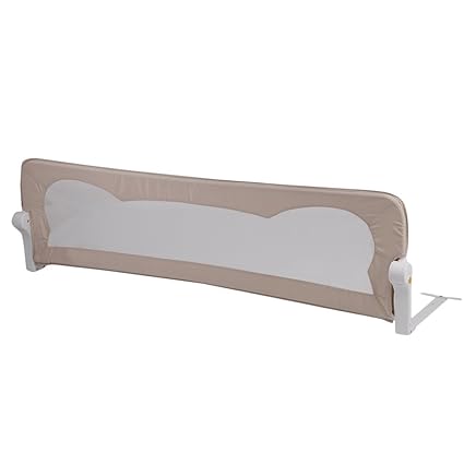 102 CM Bettgitter klappbares Bettgitter für Babys und Kinder Baby-Klappzaun (Khaki)