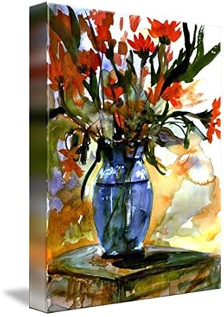 Amazon Com Imagekind Wall Art Print Entitled Flowers In Blue